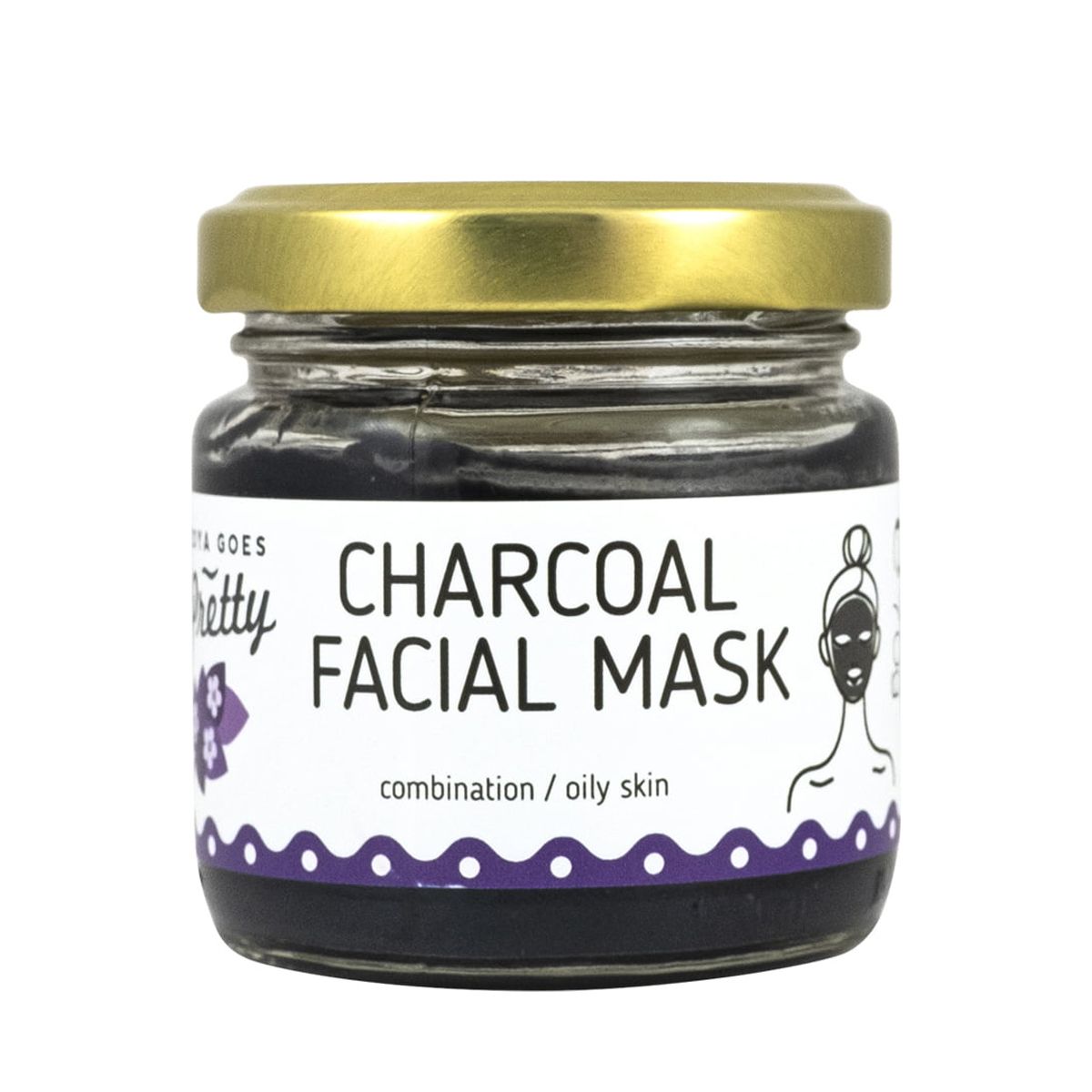 Zoya Goes Pretty Charcoal&Lavender Facial Mask 70 g