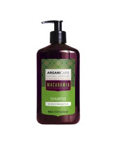 Arganicare Macadamia Shampoo For Dry & Damaged Hair - Argan & Macadamia 400 Ml
