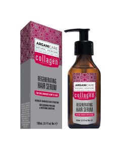 Arganicare Regenerating Hair Serum For Thin, Damaged & Brittle Hair - Argan & Collagen 100 Ml