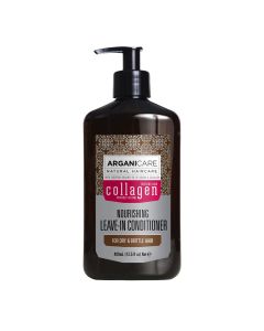 Arganicare Nourishing Leave-In Conditioner For Dry & Brittle Hair - Argan & Collagen 400 Ml
