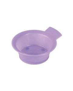Comair Dyeing Bowl, Lilac Transparent, With Grip, 200 Ml