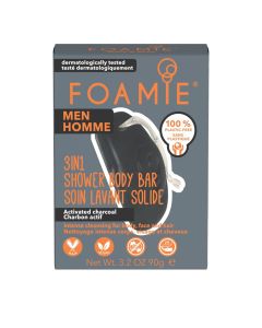 Foamie 3In1 Men Bar Dark (With Activated Charcoal) 90 G