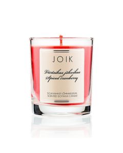 Joik Soywax Scented Candle Spiced Cranberry 145 Gr