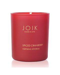 Joik Vegan Soywax Scented Candle Spiced Cranberry 145 g