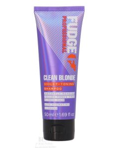 Fudge Clean Blonde Violet Toning Shampoo For Colour-Treated Hair 50 Ml