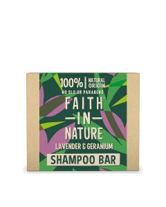 Faith In Nature Shampoo Bar Lavender & Geranium 85 G