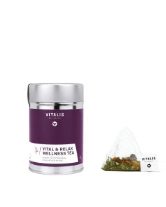 Team Dr. Joseph Vital & Relax Wellness Tea Fruit And Herbs 12 Pyramid Filter (Can)