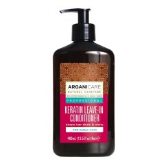 Arganicare Keratin Leave-In Conditioner For Curly Hair - Argan & Keratin 400 Ml