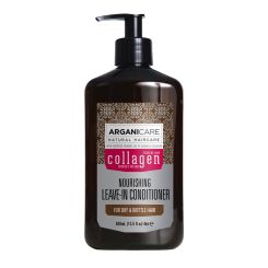Arganicare Nourishing Leave-In Conditioner For Dry & Brittle Hair - Argan & Collagen 400 Ml